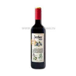 Vin Pelin rosu De Jercălăi - Ierbar - demidulce 12,5% 750 ml - JR 962-15