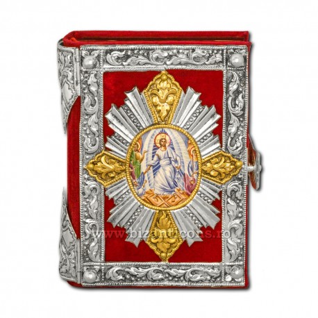 EVANGHELIE mica argintata si aurita - med email M102-104