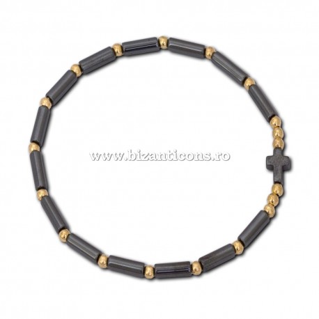 14-66 metanie - hematit + cruce hematit 12/set