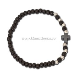 Metanie sticla + cruce hematit 12/set