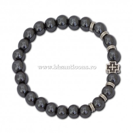 14-70 metanie hematit + cruce metal 12/set