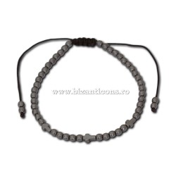 Metanie ata - hematit + cruce hematit 12/set