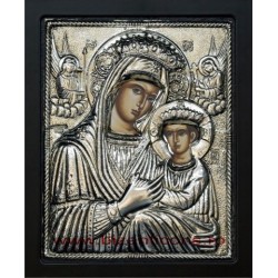 Icoana argintata - Maica Domnului Imparateasa - Anagheni 23x25 cm K105Ag-403