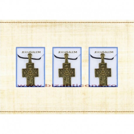 Colier ata - cruce bronz