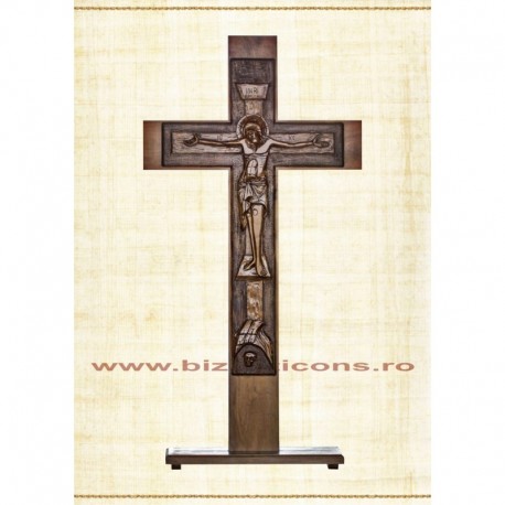 Cruce Altar Lemn Sculptat 180 cm