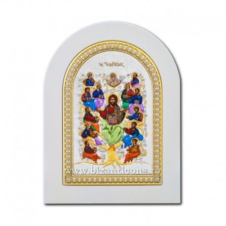 Icoana argintata - Arborele Vietii 15x21 cm