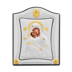Icoana Ag925 lemn MD Vladimir 10x12,5cm