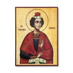 1854-470 Icoana bizantina mdf 14x19 Sf Prooroc Daniel
