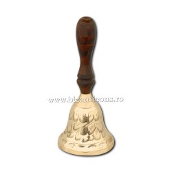 Clopotel bronz maner lemn