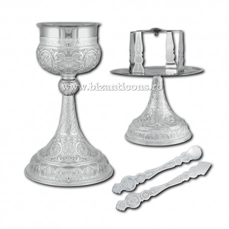 Sfinte Vase 1 litru - argintat X13-105