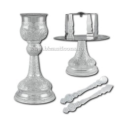Sfinte Vase 0,25 litri - argintat X14-116 / 17-67