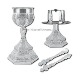 Sfinte Vase 1 litru - argintat X19-169